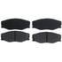 SGD604C by RAYBESTOS - Raybestos Service Grade Ceramic Brake Pad Set