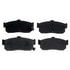 SGD595 by RAYBESTOS - Raybestos Service Grade Organic Brake Pad Set