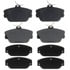 SGD598 by RAYBESTOS - Raybestos Service Grade Organic Brake Pad Set