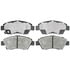 SGD621C by RAYBESTOS - Raybestos Service Grade Ceramic Brake Pad Set
