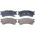SGD637C by RAYBESTOS - Raybestos Service Grade Ceramic Brake Pad Set