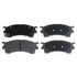 SGD637 by RAYBESTOS - Raybestos Service Grade Organic Brake Pad Set