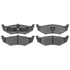 SGD641C by RAYBESTOS - Brake Parts Inc Raybestos Service Grade Ceramic Disc Brake Pad Set