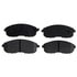 Raybestos SGD653 Disc Brake Pad Set Brake Parts Inc Raybestos Service Grade Organic Disc Brake Pad Set