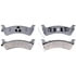 SGD666C by RAYBESTOS - Raybestos Service Grade Ceramic Brake Pad Set