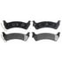 SGD666M by RAYBESTOS - Raybestos Service Grade Metallic Brake Pad Set