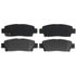 Raybestos SGD672C Disc Brake Pad Set Raybestos Service Grade Ceramic Brake Pad Set