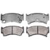 Raybestos SGD668C Disc Brake Pad Set Raybestos Service Grade Ceramic Brake Pad Set