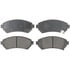 SGD699C by RAYBESTOS - Raybestos Service Grade Ceramic Brake Pad Set