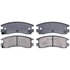 Raybestos SGD698C Disc Brake Pad Set Raybestos Service Grade Ceramic Brake Pad Set