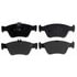 SGD710M by RAYBESTOS - Raybestos Service Grade Metallic Brake Pad Set