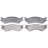 SGD702M by RAYBESTOS - Raybestos Service Grade Metallic Brake Pad Set