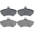 SGD704M by RAYBESTOS - Raybestos Service Grade Metallic Brake Pad Set