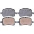 SGD707C by RAYBESTOS - Raybestos Service Grade Ceramic Brake Pad Set