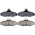 Raybestos SGD724C Disc Brake Pad Set Raybestos Service Grade Ceramic Brake Pad Set