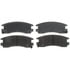 Raybestos SGD714C Disc Brake Pad Set Raybestos Service Grade Ceramic Brake Pad Set