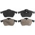 SGD736M by RAYBESTOS - Raybestos Service Grade Metallic Brake Pad Set