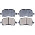 SGD741C by RAYBESTOS - Raybestos Service Grade Ceramic Brake Pad Set
