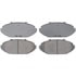 Raybestos SGD748C Disc Brake Pad Set Brake Parts Inc Raybestos Service Grade Ceramic Disc Brake Pad Set
