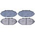 SGD748M by RAYBESTOS - Raybestos Service Grade Metallic Brake Pad Set