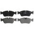 SGD781M by RAYBESTOS - Raybestos Service Grade Metallic Brake Pad Set