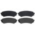 SGD773C by RAYBESTOS - Raybestos Service Grade Ceramic Brake Pad Set