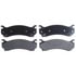 SGD785M by RAYBESTOS - Raybestos Service Grade Metallic Brake Pad Set