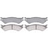 SGD802M by RAYBESTOS - Raybestos Service Grade Metallic Brake Pad Set