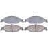 SGD804C by RAYBESTOS - Raybestos Service Grade Ceramic Brake Pad Set