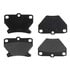 SGD823C by RAYBESTOS - Raybestos Service Grade Ceramic Brake Pad Set