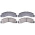 Raybestos SGD824M Disc Brake Pad Set Raybestos Service Grade Metallic Brake Pad Set