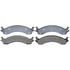 SGD821M by RAYBESTOS - Raybestos Service Grade Metallic Brake Pad Set