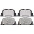 SGD835C by RAYBESTOS - Brake Parts Inc Raybestos Service Grade Ceramic Disc Brake Pad Set
