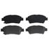 SGD831C by RAYBESTOS - Raybestos Service Grade Ceramic Brake Pad Set
