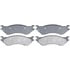 SGD842M by RAYBESTOS - Raybestos Service Grade Metallic Brake Pad Set