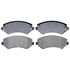 Raybestos SGD856M Disc Brake Pad Set Raybestos Service Grade Metallic Brake Pad Set