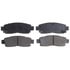 SGD883C by RAYBESTOS - Raybestos Service Grade Ceramic Brake Pad Set