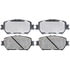 SGD908C by RAYBESTOS - Raybestos Service Grade Ceramic Brake Pad Set