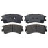 SGD957C by RAYBESTOS - Raybestos Service Grade Ceramic Brake Pad Set