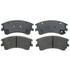 SGD957M by RAYBESTOS - Raybestos Service Grade Metallic Brake Pad Set