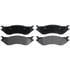 SGD966M by RAYBESTOS - Raybestos Service Grade Metallic Brake Pad Set