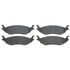 SGD967M by RAYBESTOS - Raybestos Service Grade Metallic Brake Pad Set