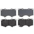 SGD976C by RAYBESTOS - Brake Parts Inc Raybestos Service Grade Ceramic Disc Brake Pad Set