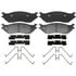 SP1045PSH by RAYBESTOS - Raybestos Specialty - Police Metallic Brake Pad Set
