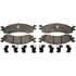 SP1158PSH by RAYBESTOS - Raybestos Specialty - Police Metallic Brake Pad Set