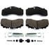 SP1203TRH by RAYBESTOS - Raybestos Specialty - Air Disc Metallic Brake Pad Set
