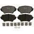 SP1179XPH by RAYBESTOS - Raybestos Specialty - Street Performance Metallic Brake Pad Set