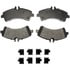 SP1318TRH by RAYBESTOS - Raybestos Specialty - Truck Metallic Brake Pad Set