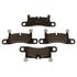 Raybestos SP1453EU Disc Brake Pad Set Raybestos Specialty - European Metallic Brake Pad Set