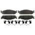 SP1508PSH by RAYBESTOS - Raybestos Specialty - Police Metallic Brake Pad Set